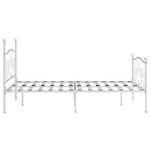 SKM Giroletto con Doghe Bianco in Metallo 140x200 cm (22kg)