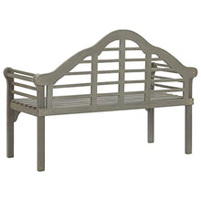 VidaXL - Panca da giardino in legno di acacia solido, 135 cm, colore: Grigio