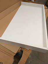 Mabel srl Mensola Sospesa per Lavabo Design moderno L 100 cm, compra dal produttore! (Rovere grigio)