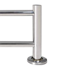 BIGTO - Portasciugamani in acciaio INOX con 2 tubi