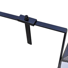 vidaXL Tavolo da Balcone Mosaico Semicircolare Nero Bianco Tavolino Pieghevole