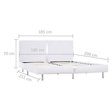 SKM Giroletto Bianco in Similpelle 180x200 cm (28.8kg)