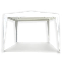 Outsunny-Gazebo da Giardino Tenda da Esterno Impermeabile Struttura in Acciaio 3x3m Bianco