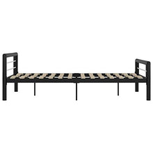 SKM Giroletto Nero e Bianco in Metallo 140x200 cm