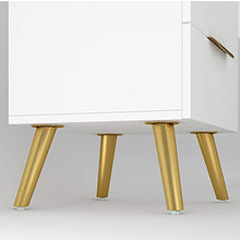 Comodini Camera da letto & Soggiorno Bianco Comodino-Comodino con 2 cassetti semplice camera da letto comodino Mini Locker Comodino con cassetto ( Colore : Bianca , Dimensione : 35X40X48CM )