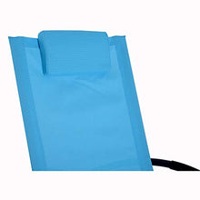 Outsunny Sedia a Dondolo Design Moderno per Interni ed Esterni Textilene 154x80x84cm Blu