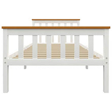 FAMIROSA Giroletto con 2 Cassetti Bianco in Massello di Pino 100x200 cm-0433