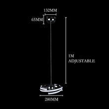 ELINKUME LED lampada a sospensione design moderno lampadario soggiorno sala da pranzo (23W)