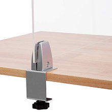 MIAOLEIE Schermo Divisorie per La Schermata Desk Desk Desider Desider Desk Desk-Clip Fisso 2Pcs / Set Partition Stacket Schermo Addensato Pannello Privacy Desktop Pannello per Privacy Clip