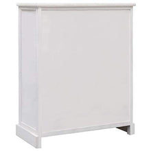 SKM Cassettiera Bianca 60x30x75 cm in Legno