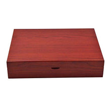 Auoeer 10 Installato Rosso Ciliegia Mogano umidificatore for sigari imballaggi in Legno Box