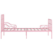 SKM Giroletto con Doghe Rosa in Metallo 100x200 cm