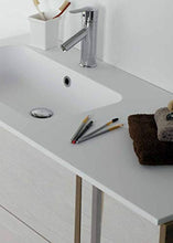 Set Mobile Lavabo Specchio LED Arredo Bagno Moderno Philadelphia105 CERAMICHEMIRANDA-Bianco Palis.