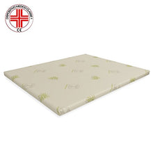 Dormiland Topper Correttore Materasso in Memory Altezza 4 cm Memory Foam Sfoderabile Aloe Vera Magnetoterapia Dispositivo Medico (160x190)