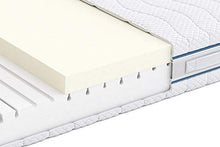 Marchio Amazon - Alkove - Materasso matrimoniale a 7 zone in memory foam, con coprimaterasso Sanitized® sfoderabile, 160 x 190 x 23 cm