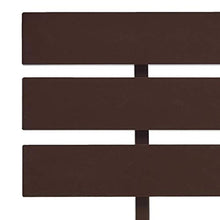 BIGTO - Struttura per letto in legno di pino massiccio, per camera da letto, stile C, 160 x 200 cm, colore: Marrone scuro