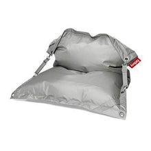 Fatboy Buggle-Up Outdoor Beanbag | Comoda Poltrona per Due Persone | Pouf Classico per Interni - Esterni | 180 x 140 cm | Polyester Fabric I Idrorepellente I Grigio