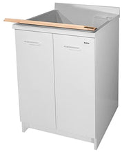 MONTEGRAPPA Mobile Lavatoio 60x60x85cm 2 Ante ASSE in Legno Edilla Bianco