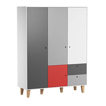 Armadio 3 ante Vox Concept - Rosso
