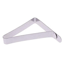 Fogun - Set di 4 fermatovaglia, in acciaio inox, argento, 6,8 x 6,5 cm