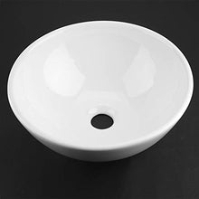 Lavabo da bagno, bianco, 32 x 32 x 14 cm, realizzato in ceramica alla moda