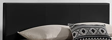 HYPNIA Letto Contemporain, Colore: Nero-180 x 200 (cm)