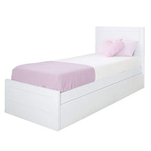 Letto estraibile Lineare, pediera bassa, letto 105 x 190 cm