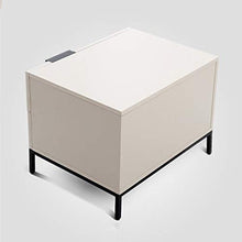 Comodino Comodino Moderno Due cassetti armadietto Multifunzione Camera da Letto (Color : Bianca, Size : 55 * 41 * 41cm)