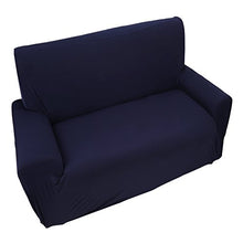 Copridivano Elasticizzato in 2 Pezzi Copridivano in Tessuto Super Morbido Copridivano Elastico Lavabile Elastico per Bambini (Divano Blu Scuro)