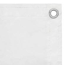 vidaXL Paravento Balcone Bianco 120x400 cm Tessuto Oxford