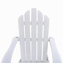 BIGTO - Sedia da Giardino con ottomana in Legno