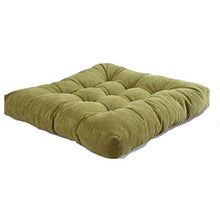 LIUDADA Cuscino per sedia, quadrato, cuscino per sedia, cuscino per sedia, cuscino per sala da pranzo, giardino, casa, ufficio, 55 × 55 cm (verde)