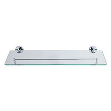 axentia 282101 Mensola da Parete per Bagno, Argento, 35x0.5x26 cm