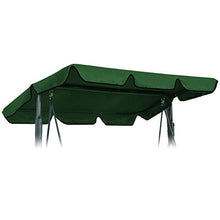 YINETTECH - Tetto per dondolo a 3 posti, colore: Verde/Beige, Vert Armée#2, 192x133cm#