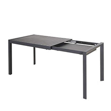 Chicreat Tavolo allungabile in alluminio, da esterni, 180 x 90 x 71,5 cm