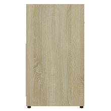 Armadio da bagno in rovere Sonoma 60x33x58 cm