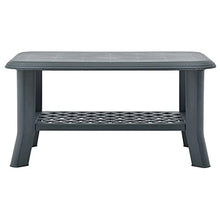 vidaXL Tavolino da Caffè Antracite 90x60x46 cm in Plastica