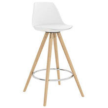 vidaXL Set da Bar 7 pz Bianco