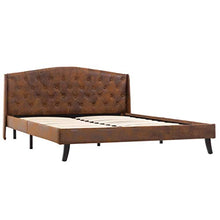 SKM Giroletto Marrone in Similpelle Scamosciata 140 x 200 cm