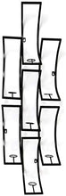Wine Rack Parete Ferro Wine Rack Display Hanging Upside Down Home Vino Shelf