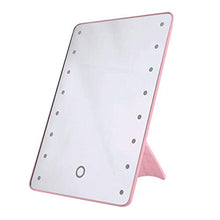 Minkissy Specchio cosmetico per Trucco 16 LED LED Specchio per Trucco Touch Screen Specchio cosmetico per Specchio cosmetico dimmerabile Specchio Luminoso
