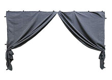 QUICK STAR 2 pannelli laterali con cerniera per gazebo 3 x 4 m, parete laterale antracite RAL 7012