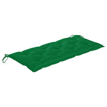 vidaXL Panchina da Giardino con Cuscino 135 cm in Massello d'Acacia