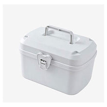 Scatola per Medicinali Household Medicina Box, Double-Layer di sicurezza medica, Multi-Function Storage Box, 9,0 pollici, Strumenti infermeria, portatile, Grigio Contenitore per Medicinali