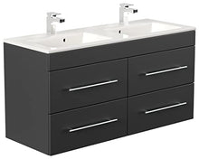 Mobile bagno Helios nero satinato