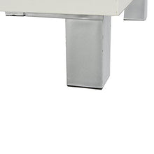 LIMAL - Cassettiera con porta in vetro, 58 x 40 x 30 cm