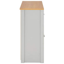 FAMIROSA Credenza Grigia 112x35x81 cm