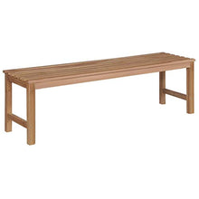 vidaXL Legno Massello di Teak Panca Rustica Marrone Eco Panchina da Giardino