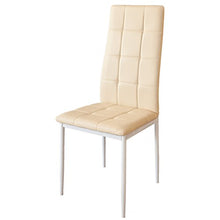 Albatros Sedia per Sala da Pranzo Rimini, Set di 4 sedie, Beige, SGS Testato