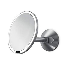 simplehuman, ST3003, 20 cm, specchio da muro con sensore cablato, acciaio inox spazzolato